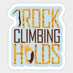 Rock Climbing Holds T shirt Sticker